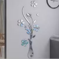 آینه آتریکس مدل MD58  طرح گل و گلدان 