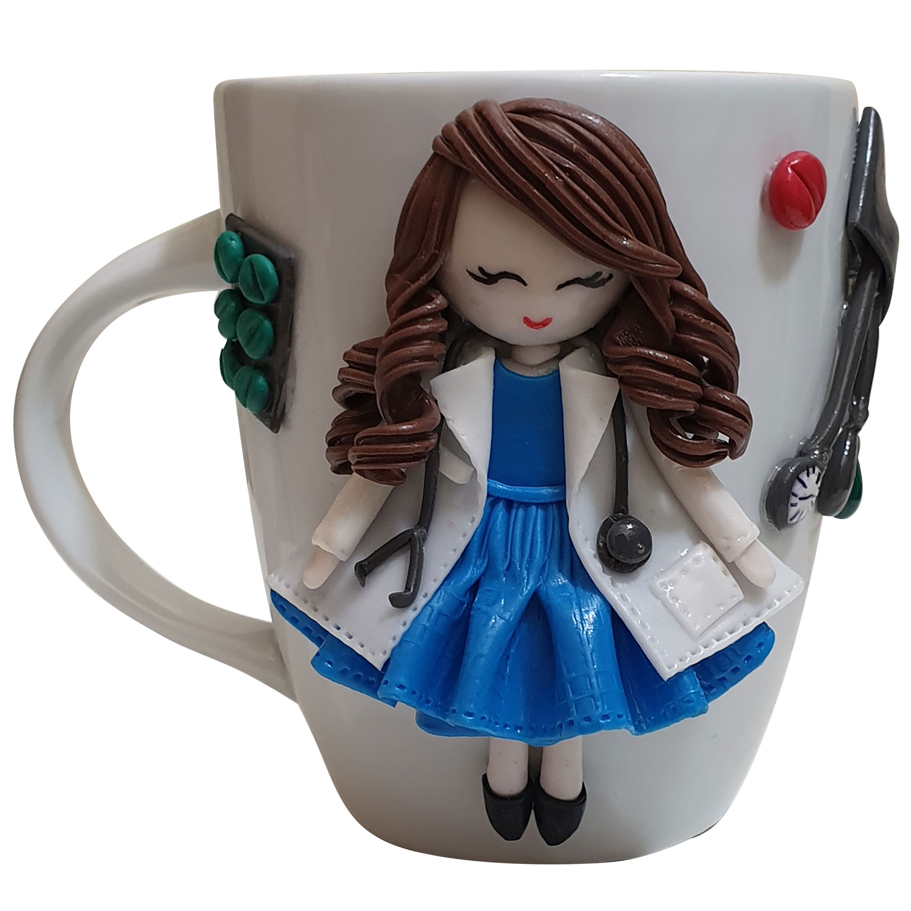 ماگ عروسکی مدل پزشک کد 58