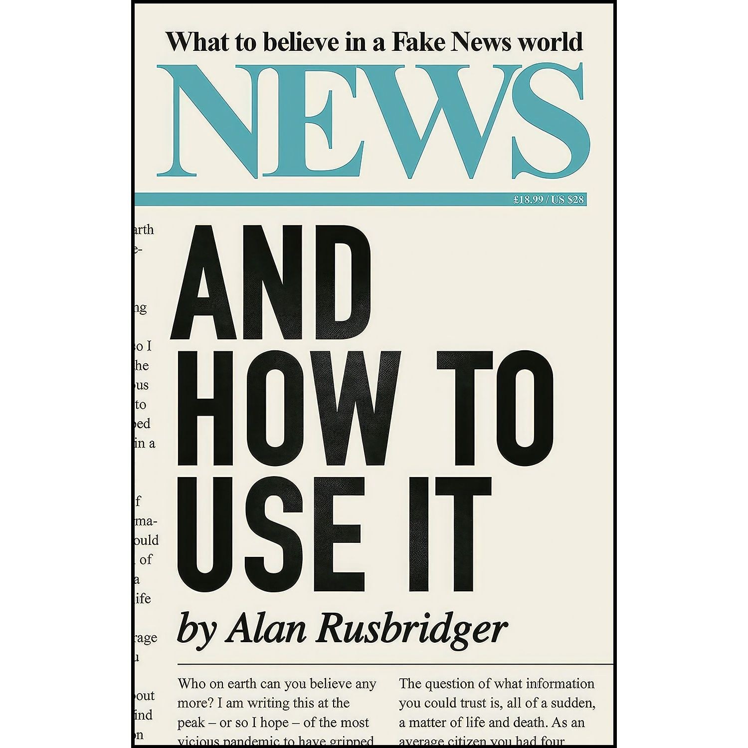 کتاب زبان اصلی News and How to Use It اثر Alan Rusbridger