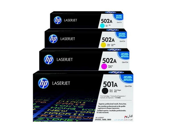 ست کارتریج اچ پی چهار رنگ HP 501A-502A