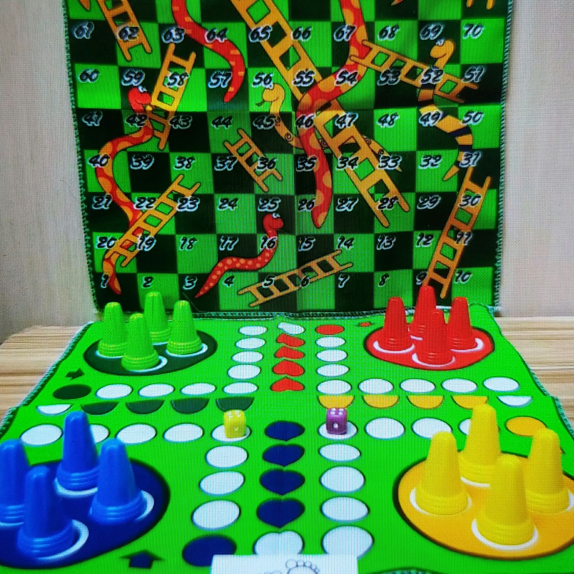 منج  ومار پله پارچه ای  خوشگل