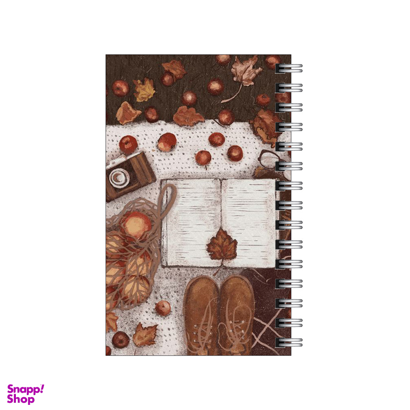 دفترچه یادداشت مدل To Do List طرح تم پاییزی عکاسی و انار کد 8535557