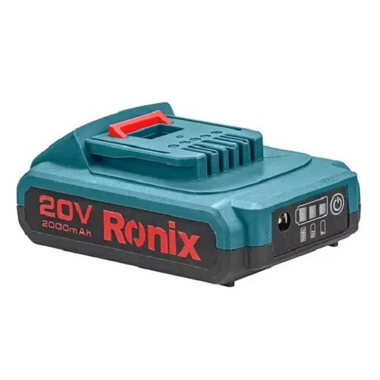 باتری لیتیوم یون 20 ولت 2 آمپرساعت سری براش لس رونیکس کد 8990