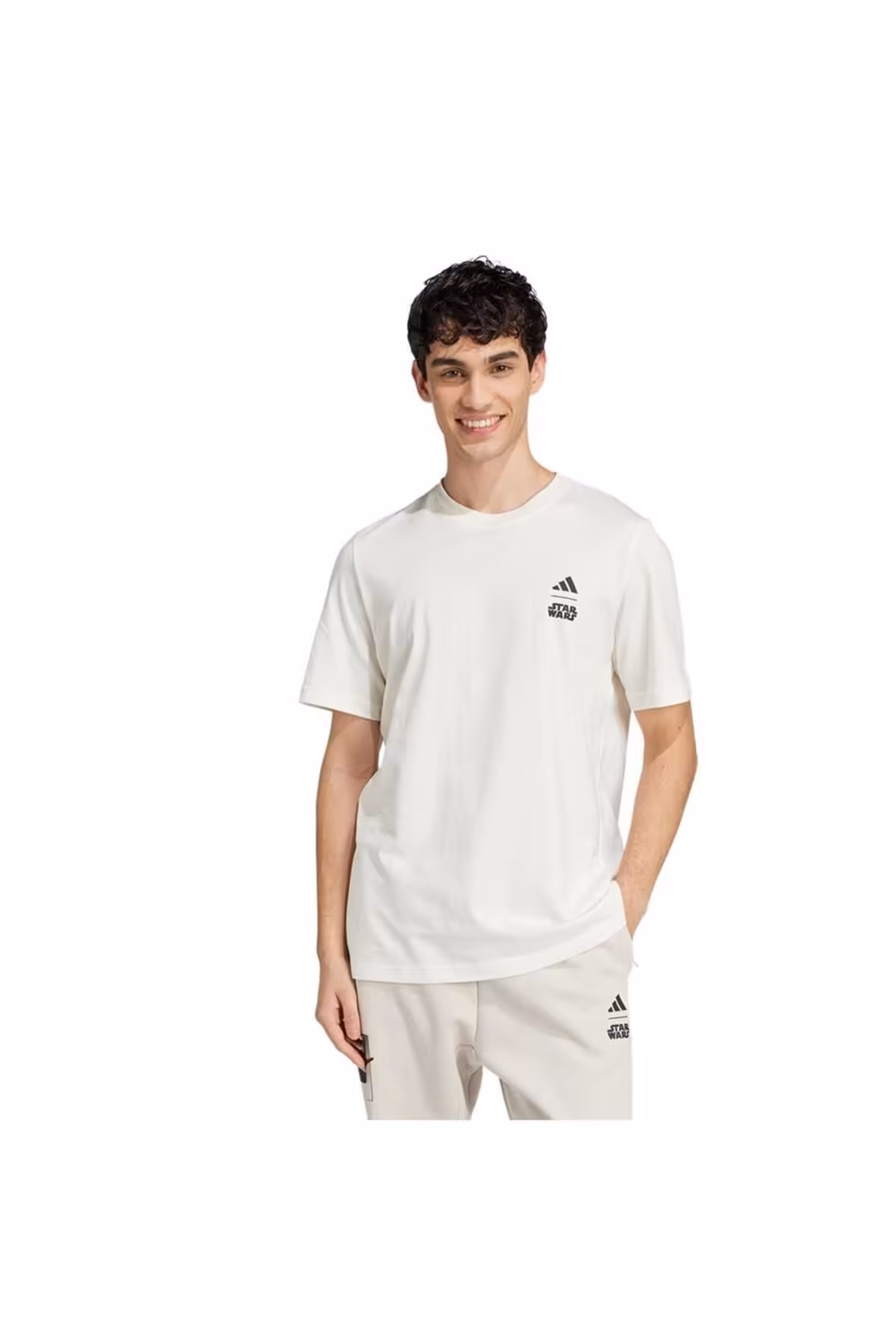 تی شرت سفید مردانه X STAR WARS ™ THE به طور منظم T BACK adidas