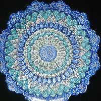 تخفیف ماه مبارک رمضان بشقاب 25 سانتی ریز نقش