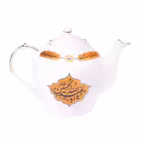 قوری دولیتری چینی  مجلسی شعار یا اباعبدالله الحسین ع