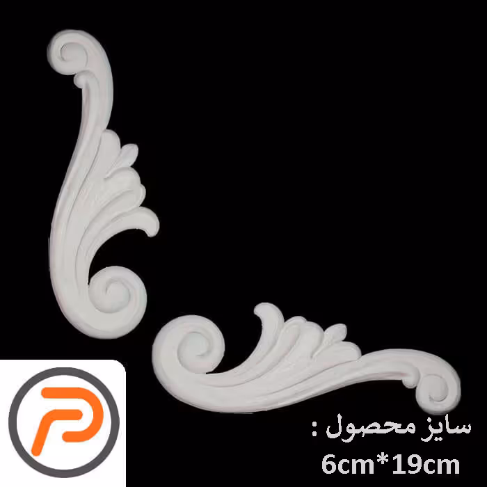 گل تزئینی طرح منبت pvc کد 4034