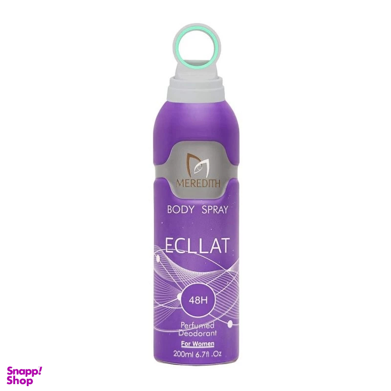 اسپری بدن زنانه مردیت مدل اکلت حجم 200 میلی لیتر