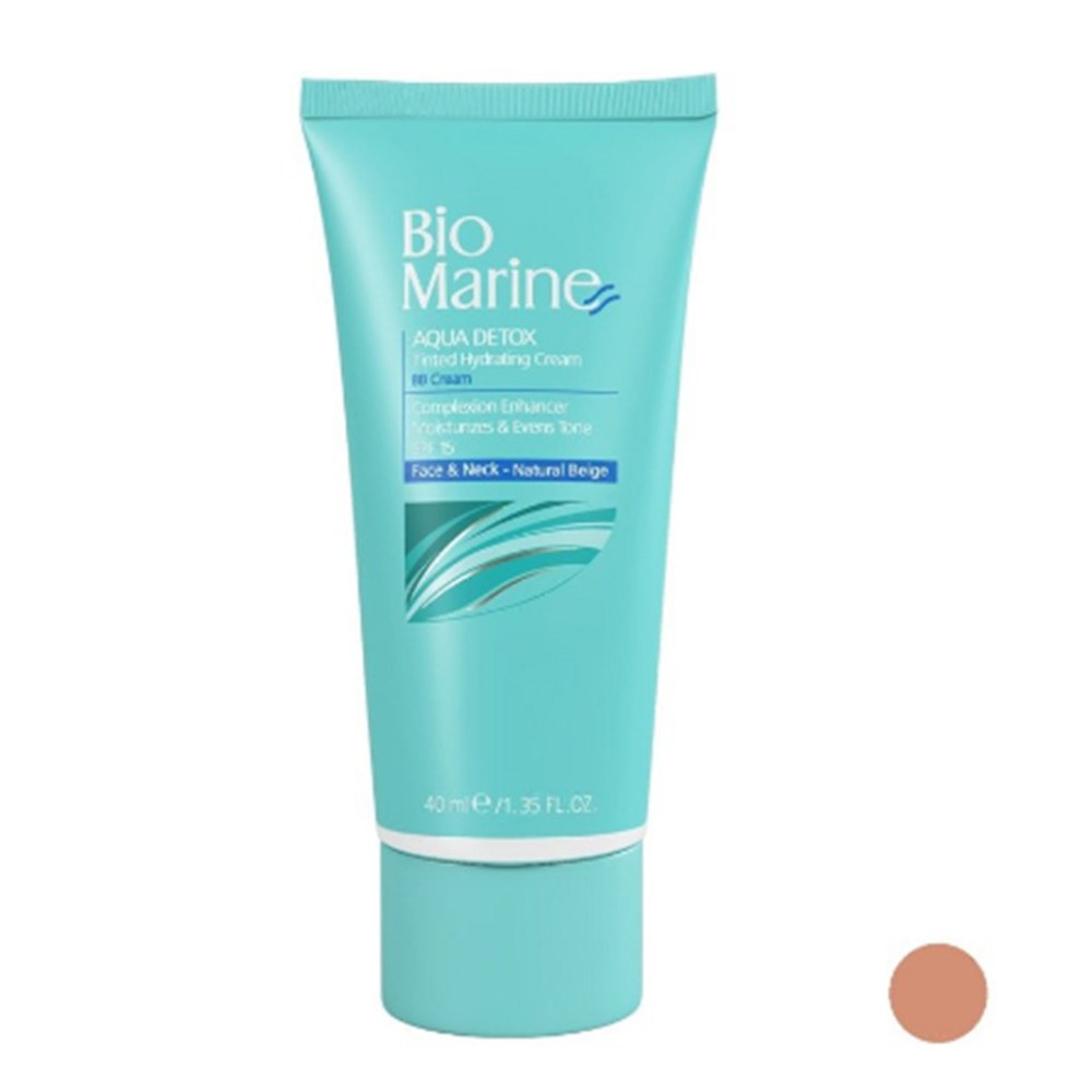 کرم رطوبت رسان رنگی SPF15 بایومارین رنگ بژ طبیعی حجم 40 میل