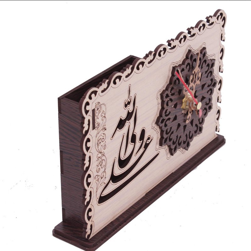 ساعت جامدادی مذهبی طرح علی ولی الله