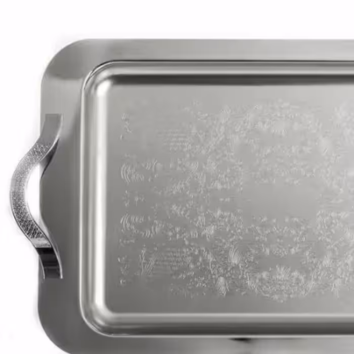 سینی استیل نگیر  سایز بزرگ بسیار کاربردی و خوش فروش و خوش قیمت 