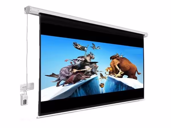 پرده نمایش برقی پروژکتور اسکوپ سایز 4×4