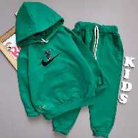 هودی شلواربچگانه پسرانه دخترانه اسپرت نایک پاییزه زمستانه دورس پنبه گرم بالا لاکرادار سایز 45 تا 65 ( ارسال رایگان )
