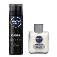 فوم اصلاح نیوآ مدل Deep Smooth حجم 200 میلی لیتر به همراه لوسیون افتر شیو مدل Tiras Sonrasi Balsam حجم 100 میلی لیتر