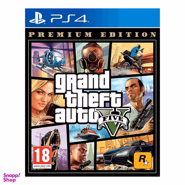 بازی ویدیویی RockStar مدل GTA V Premium Edition مناسب کنسول بازی سونی PS4