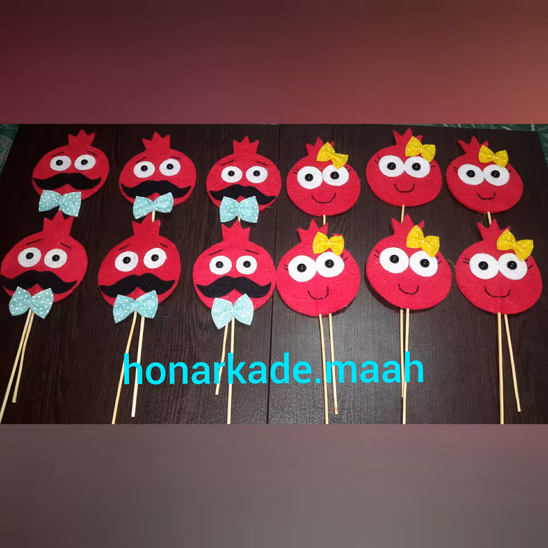 گیفیت یلدایی انار طرح پسرانه و دخترانه