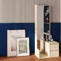 میز آرایش و آینه ماوی