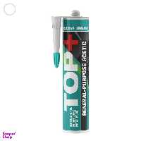 چسب سیلیکون غفاری مدل تاپ پلاس وزن 270 گرم مجموعه 2 عددی