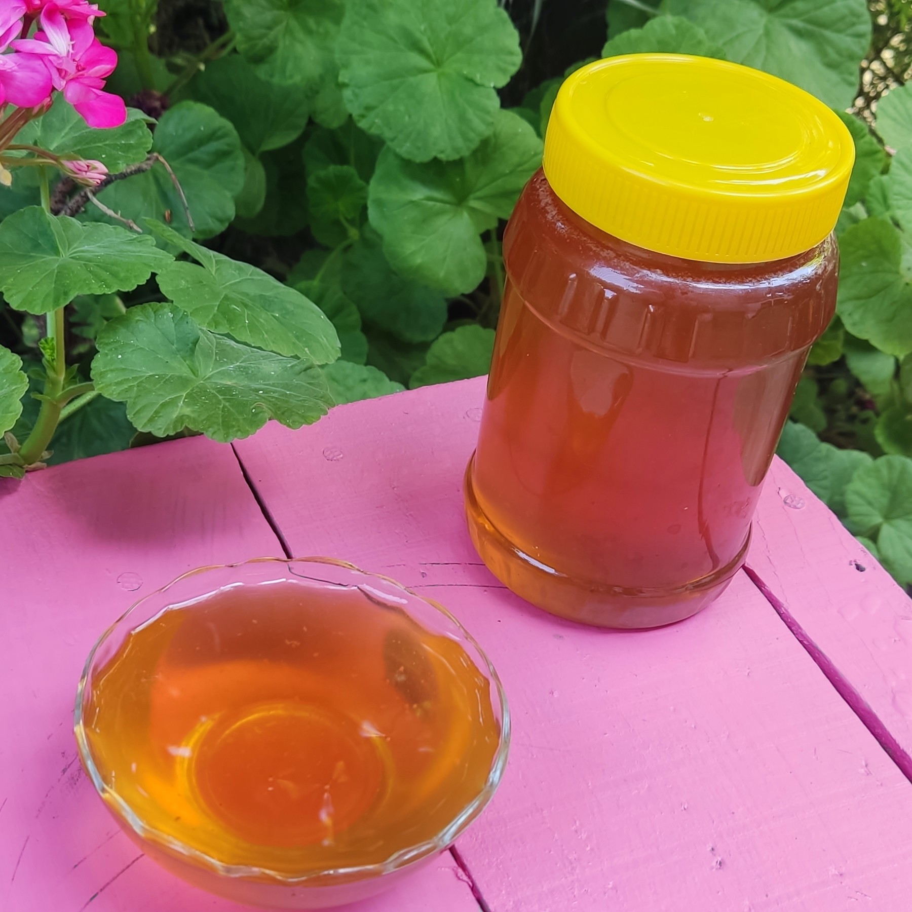 عسل کوه گون و آویشن خوش طعم و رنگ، یک کیلویی