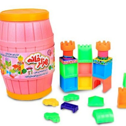 بازی هزارخانه بشکه ای 57 قطعه فکرآذین