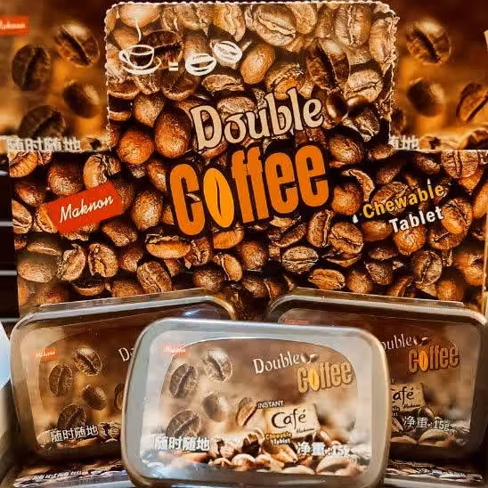 قهوه جویدنی  ارگانیک،  با یک قرص، آرامش یک فنجان قهوه را تجربه کنید.