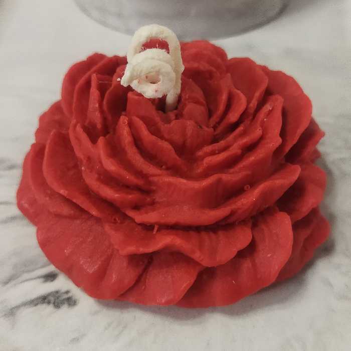 شمع گل آلاله رو آبی