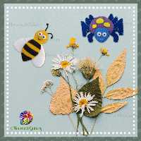 آهنربا طرح زنبور و عنکبوت (جفت باهم)