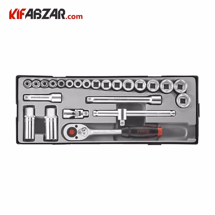 جعبه بکس 3/8 اینچ 24 پارچه فورس مدل 5 3251