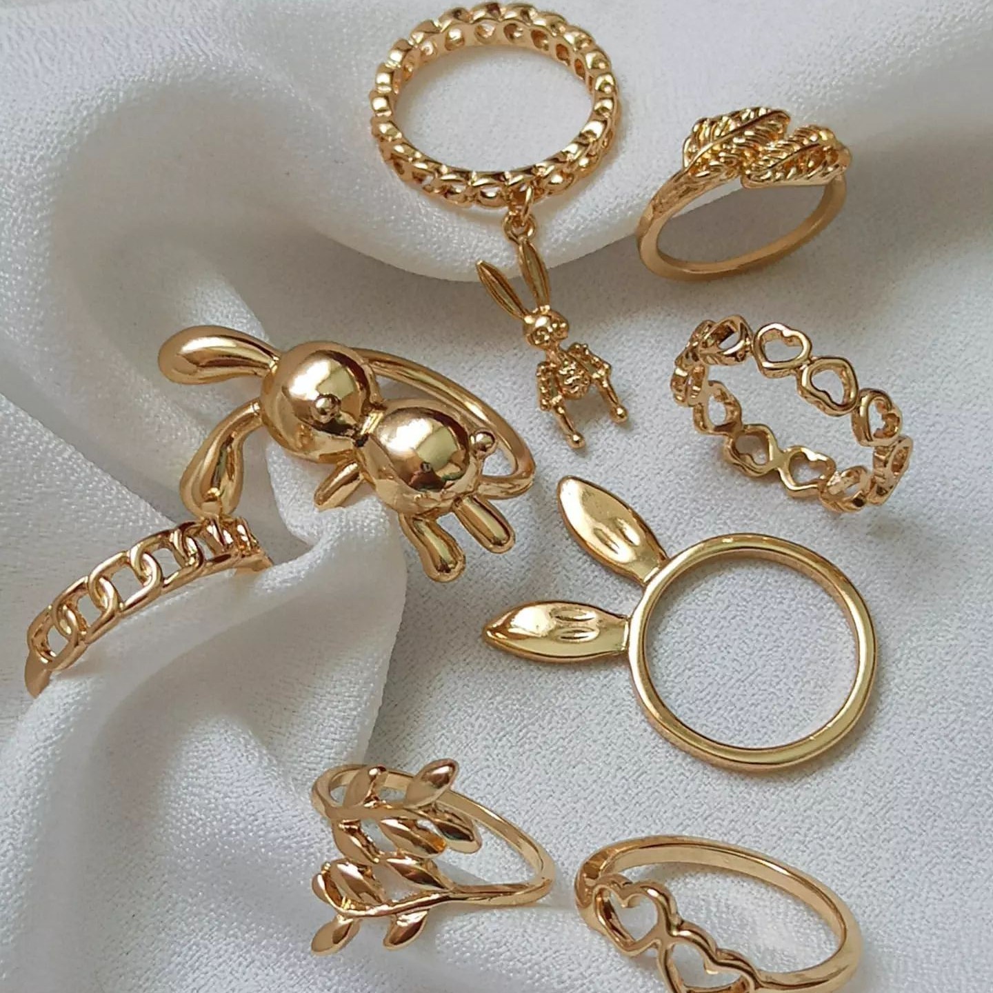 پک انگشتر طلایی