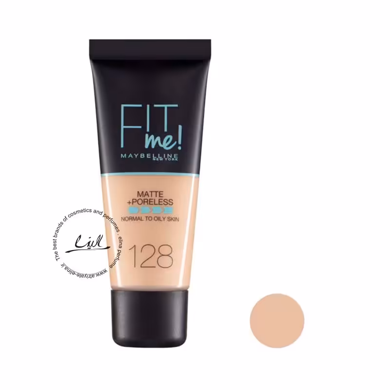 میبلین کرم پودر مدل Fit Me شماره 128
