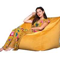 مبل شنی بزرگ راحتی تک نفره پارچه ای اینتکس