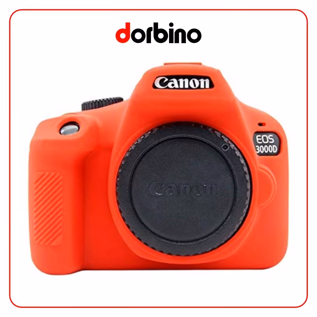 کاور دوربین قرمز Canon 4000D/3000D Caver - فروشگاه دوربین دوربینو