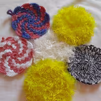 اسکاج  بافتنی 6عدد(دستبافت)