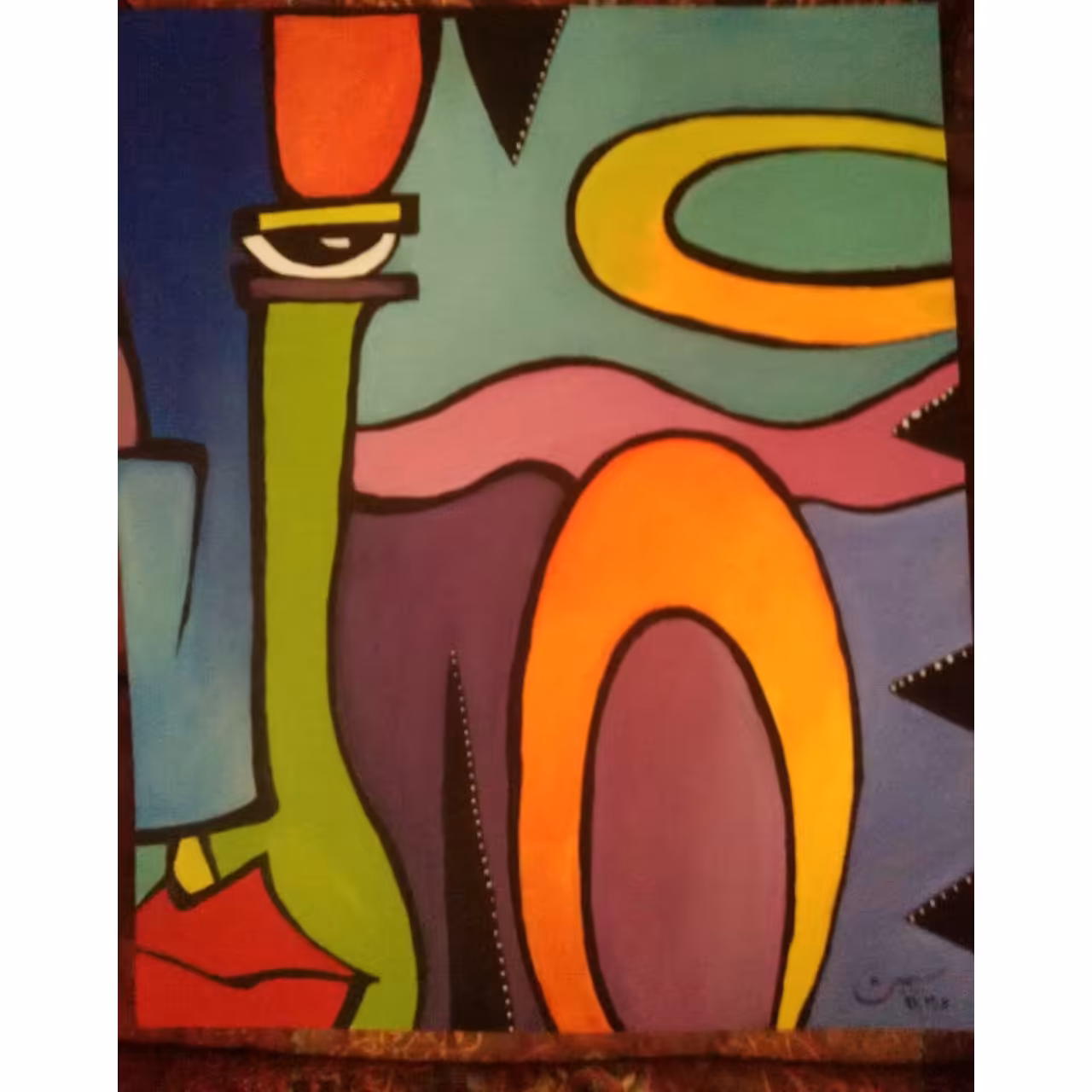 تابلو نقاشی کوبیسم