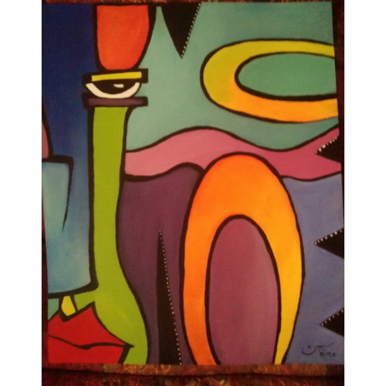 تابلو نقاشی کوبیسم