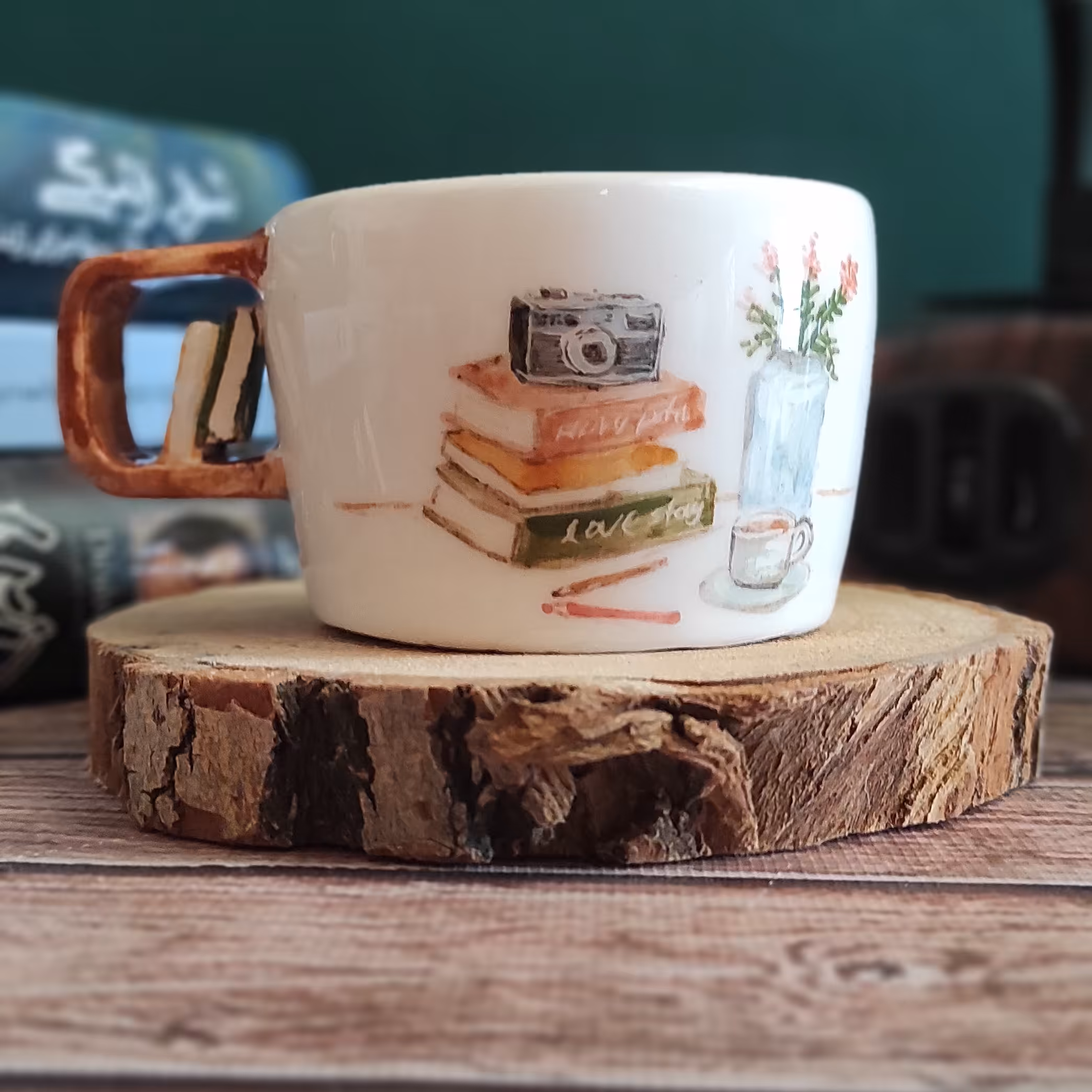 ماگ سرامیکی کتاب (پس کرایه)