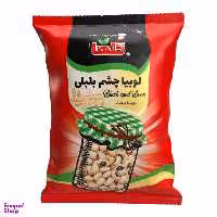 لوبیا چشم بلبلی گلها وزن 400 گرم بسته بندی سلفون