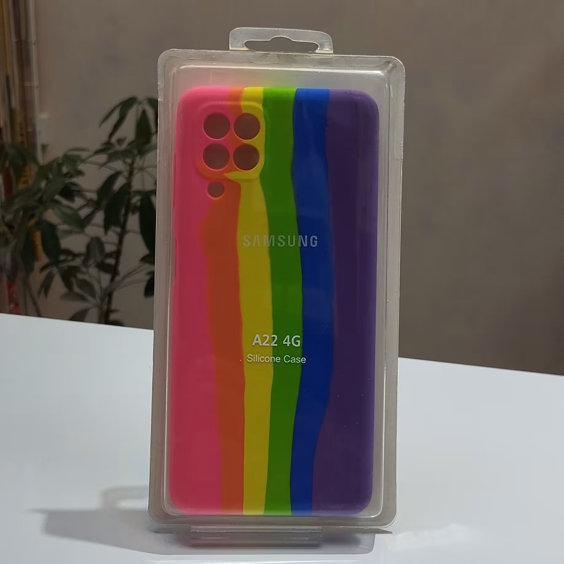 کاور  رنگین کمانی اورجینال گوشی سامسونگ A22-4G