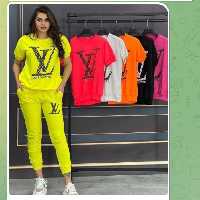 ست تیشرت و شلوار اسلش باشگاهی 