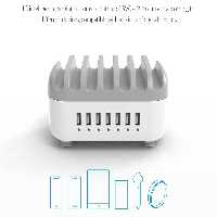 پاور هاب 7 پورت اوریکو Orcio 7 Port USB Smart Desktop Charging Station DUK-7P