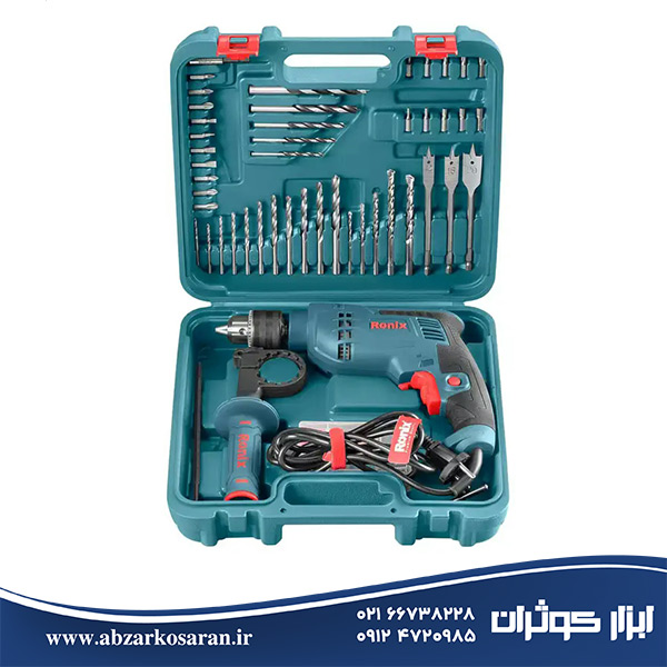 کیت دریل چکشی 52 پارچه رونیکس Ronix مدل RS-0006