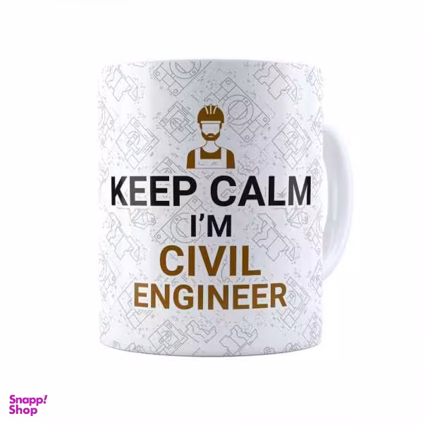 ماگ ترمه طراحان ایده مدل civil engineer کد cfp1263