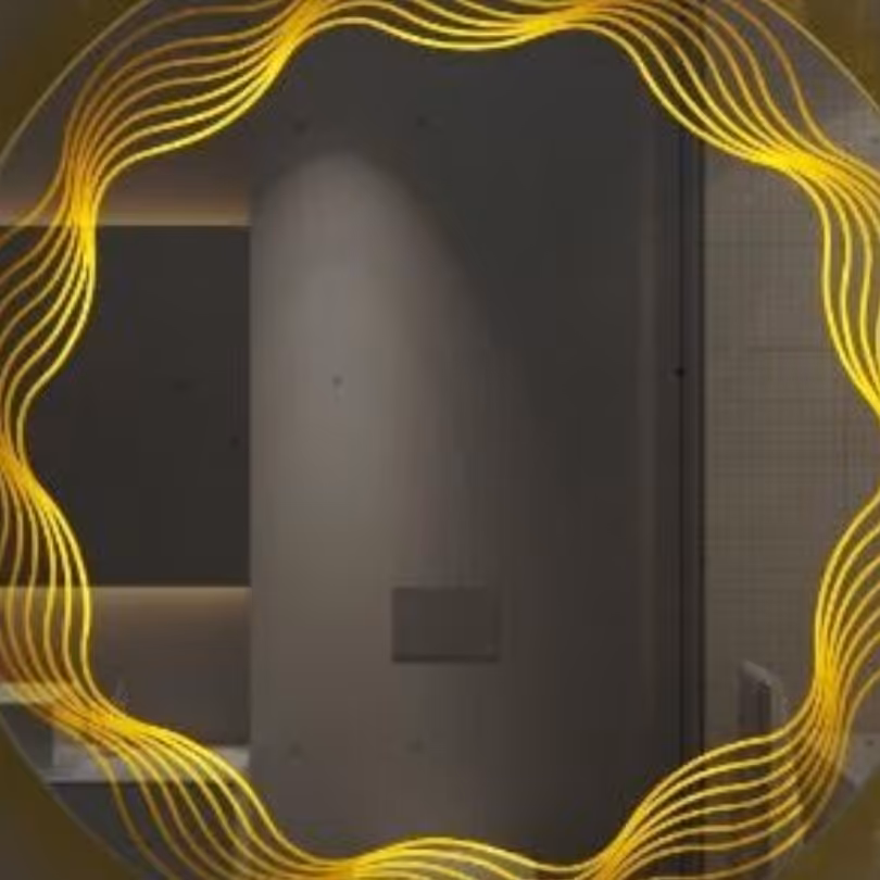 آینه بک لایت دار