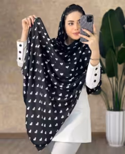 شال قلبی زیبا