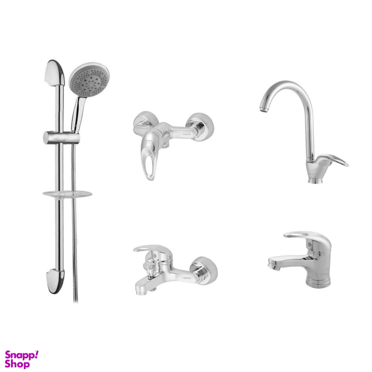 ست شیرآلات فاخته مدل اورانوس پلاس مجموعه 5 عددی