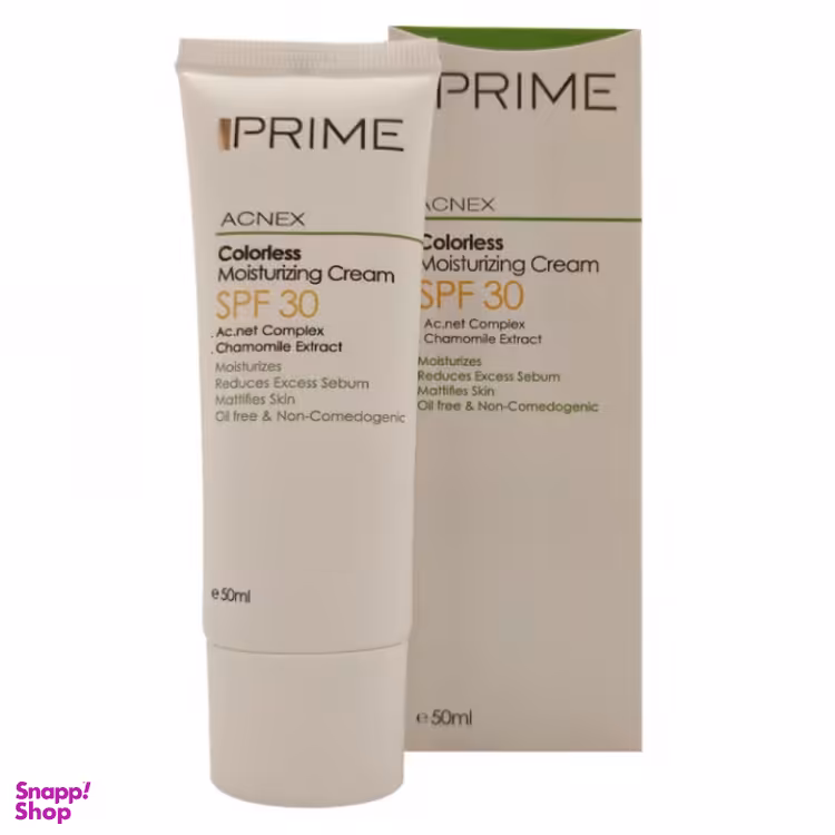 کرم مرطوب کننده پریم مدل Acnex حجم 50 میلی لیتر