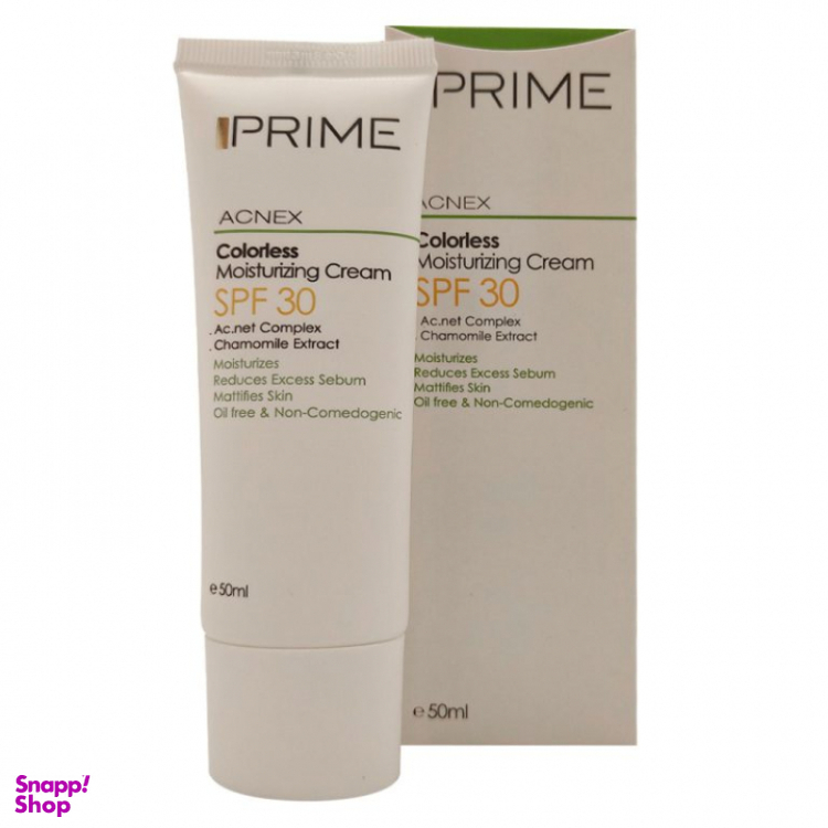کرم مرطوب کننده پریم مدل Acnex حجم 50 میلی لیتر