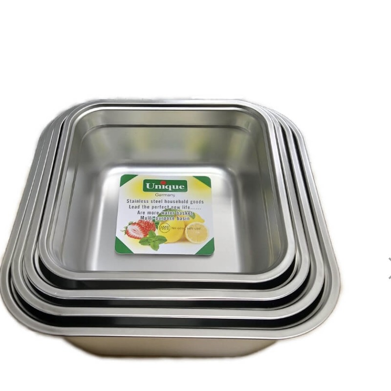 لگن 4 پارچه مربعی یونیک

