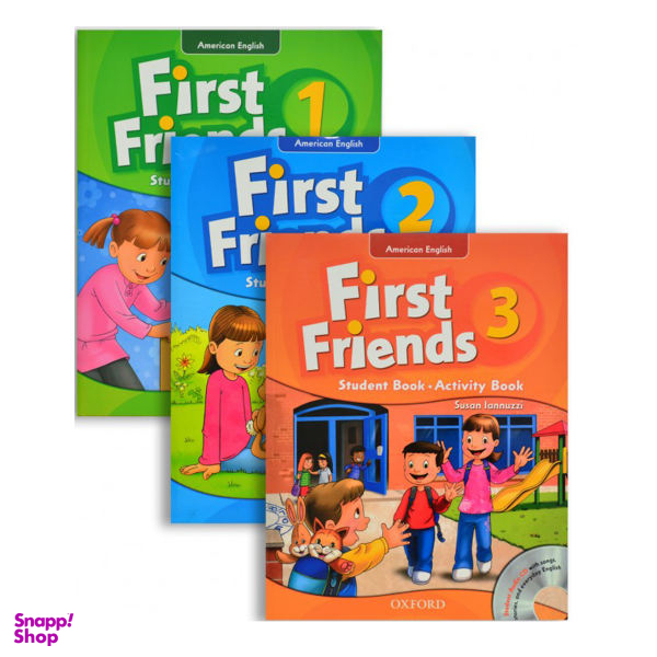 کتاب American First Friends 2nd اثر Susan lannuzzi انتشارات هدف نوین 3 جلدی