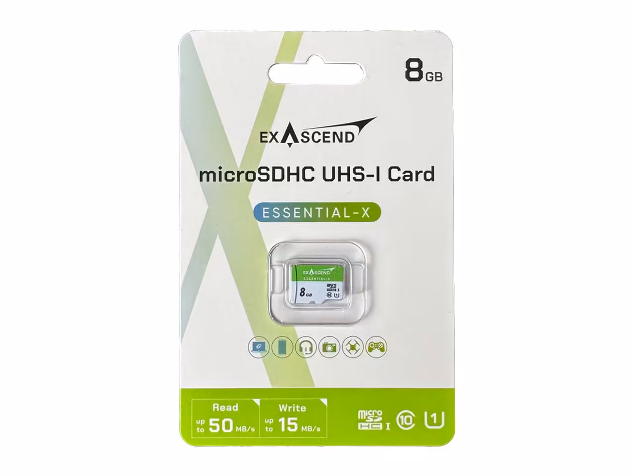 مموری میکرو اس دی اگزاسند مدل UHS-1 Class10 ظرفیت 8GBExAscend 8GB Microsdhc UHS-1 Class10